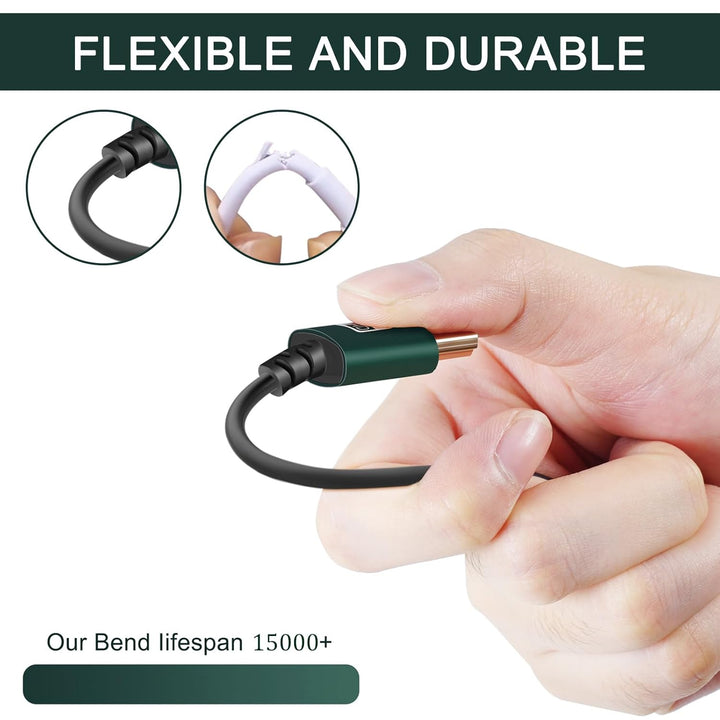 Thsucords Hyper Slim Mini HDMI zu HDMI Kabel 2M 2 Stück, Ultradünnes und Flexibles HDMI Mini Kabel U