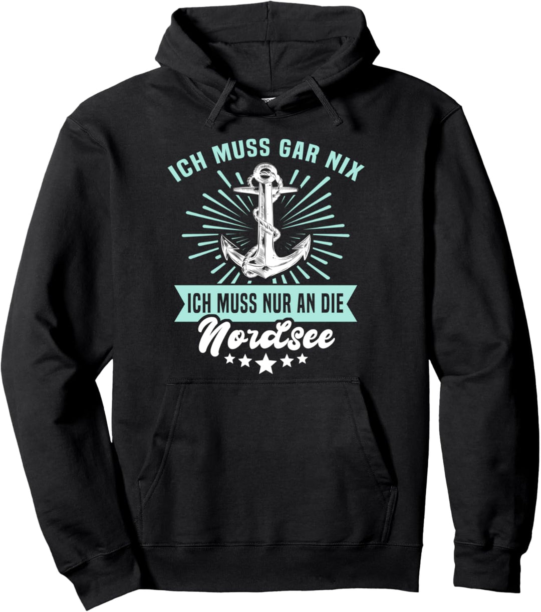 Nordsee Sprüche Wattenmeer Souvenir Urlaub Nordsee Pullover Hoodie