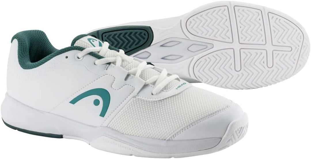 Head Herren Revolt Court MenTennisschuh 38.5 EU White Pine Green, 38.5 EU White Pine Green