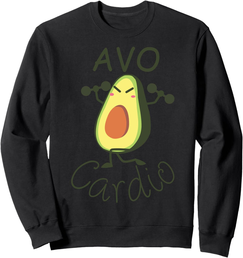 Avo-Cardio Funny Gym Fitness AvoCardio Avocado Sweatshirt