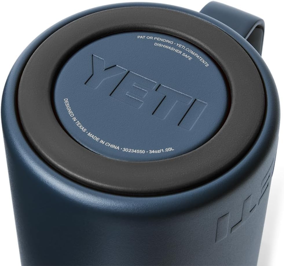 YETI Rambler Stempelkanne Mit DuraSip Keramikbeschichtung, Navy, 34 oz (1 L), Navy