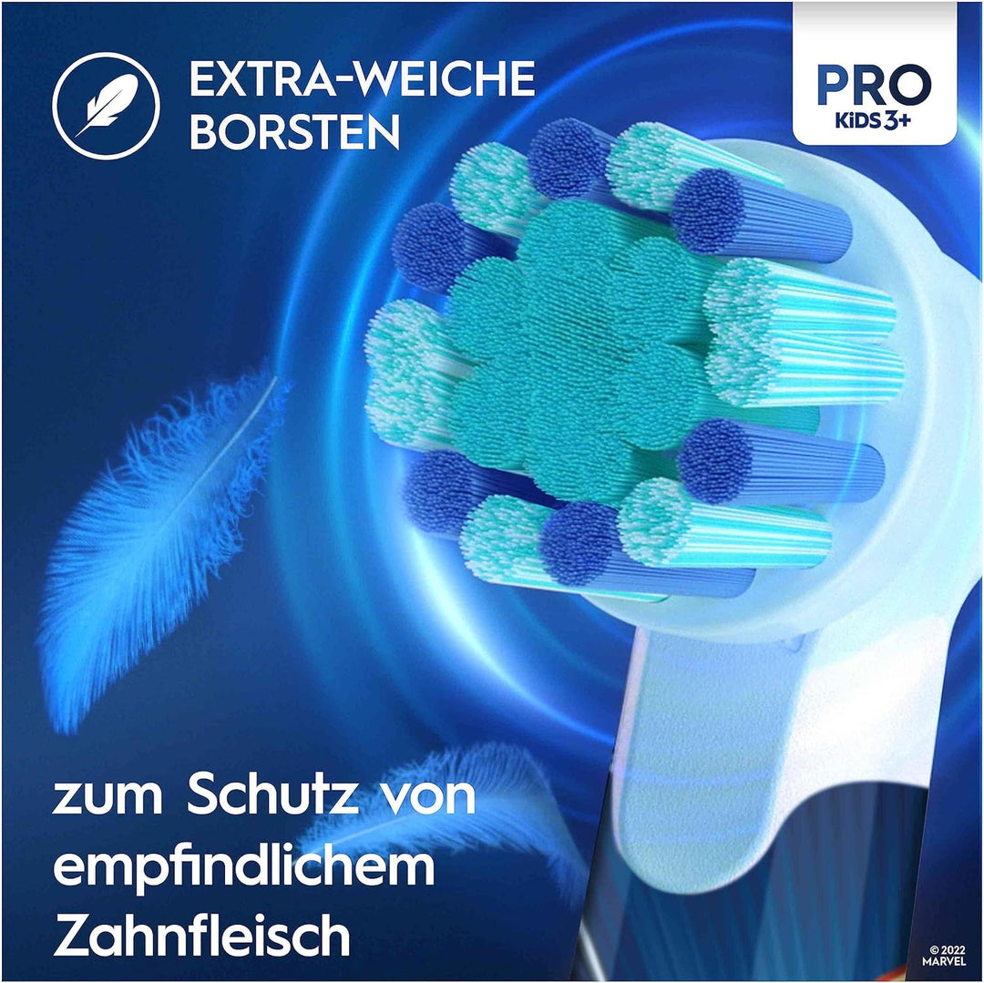 Oral-B Pro Kids Spiderman Elektrische Zahnbürste/Electric Toothbrush für Kinder ab 3 Jahren, inklusi
