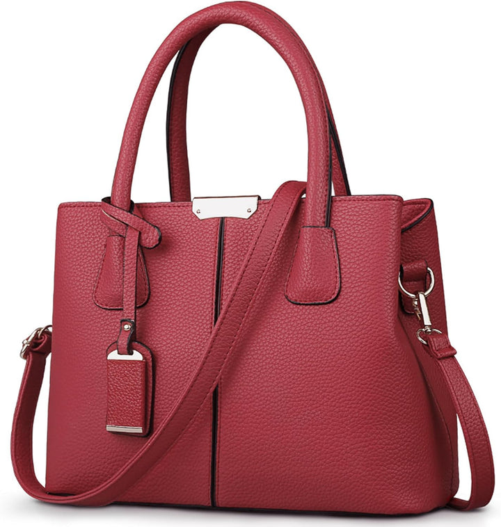 VARLIVOO Elegant Damen Handtasche Schultertasche Frauen Umhängetasche Taschen Shopper Wasserdicht PU