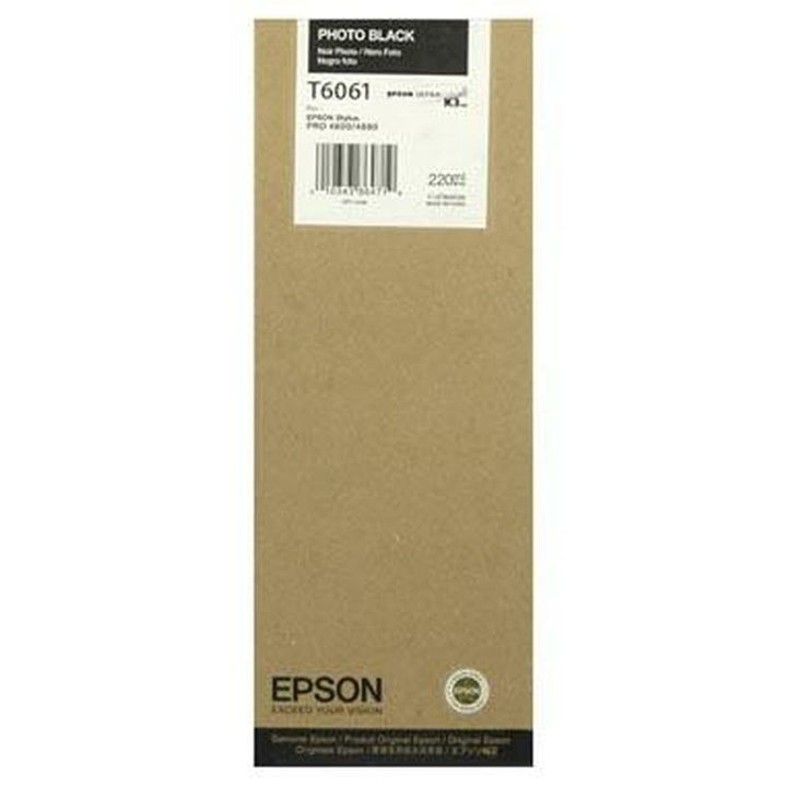 EPSON T6061 Tinte Foto schwarz Standardkapazität 220ml 1er-Pack