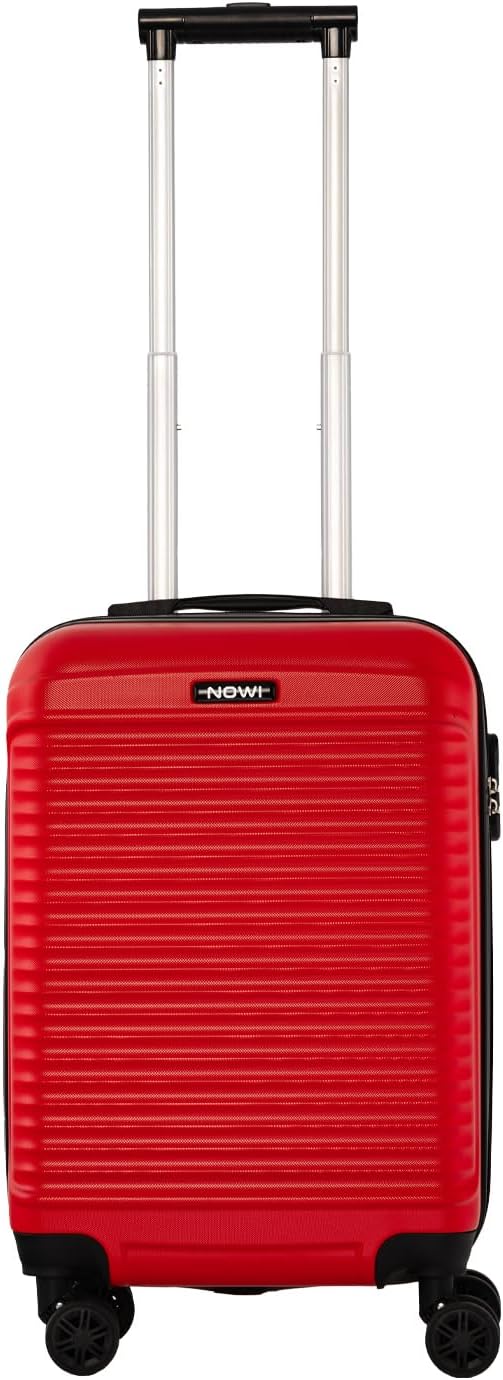 NOWI® Las Palmas Koffer Klein, Leichter Hartschalenkoffer mit Rollen, 34L passend für Ryanair, Lufth