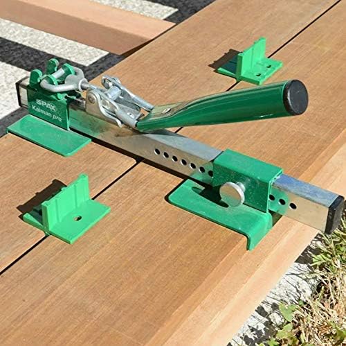 SPAX Brettrichter Kaiman Pro für Holzdielen und den Terrassenbau – Inkl. Vier Fugenlehren und Liner