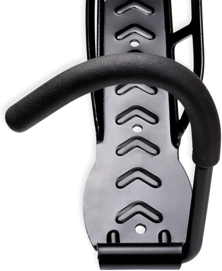 Schramm® 4 Stück Fahrradhalter Wandhalterung schwarz Fahrradhalterung für 4 Fahrräder Wandhalterunge