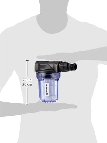 Gardena Pumpen-Vorfilter für Wasserdurchfluss bis 3000 l/h: Effektiver Filter für Gartenpumpen und H