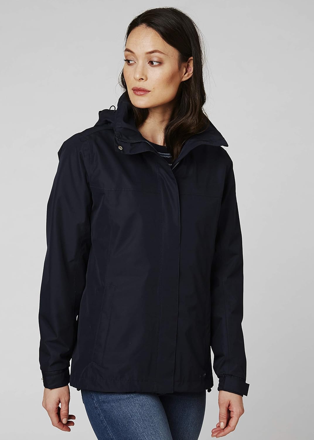 Helly Hansen Damen Aden Regenjacke, Marineblau