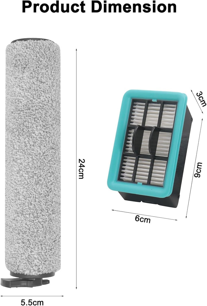 Bürsten und Filter für Bissell Crosswave Hard Floor Experte Vakuum 3831 HF2 3845 3847 3848,für Bisse