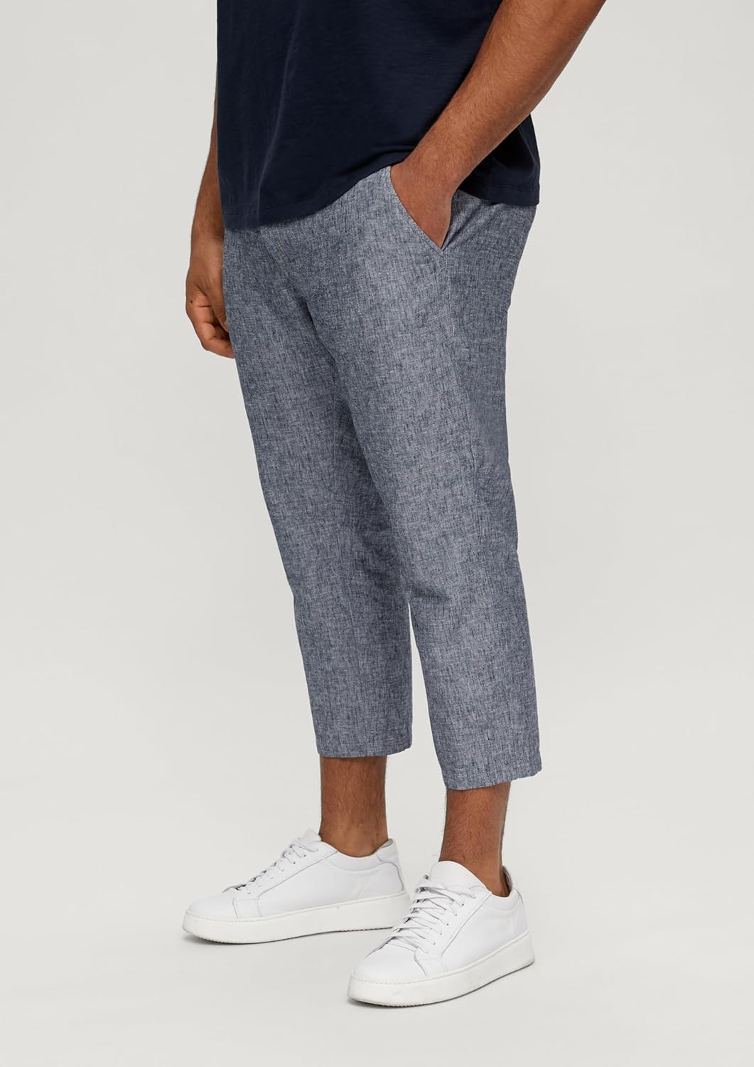 s.Oliver Relaxed: Jogger aus Leinenmix 38W / 34L Blau, 38W / 34L Blau