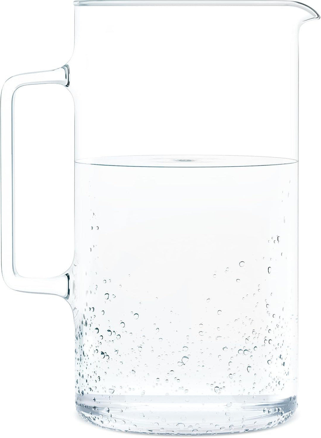 Wessper Glaskaraffe, Glas Krug, Wasserkaraffe, Eistee Krug, Saft Krug ca. 2.5 ltr. aus hitzebeständi