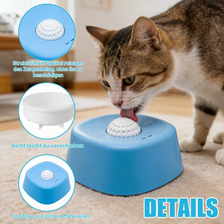 Schleckball Hund, Lick Bowl Für Hunde, Hundelickspielzeug, PP Nassfutter Lick Pad mit Saugnapfbecher