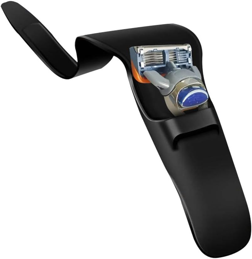 Namvo 3er-Pack Rasierer-Reise-Aufbewahrungsbeutel aus Silikon – tragbar und wasserdicht, 25 cm lang,