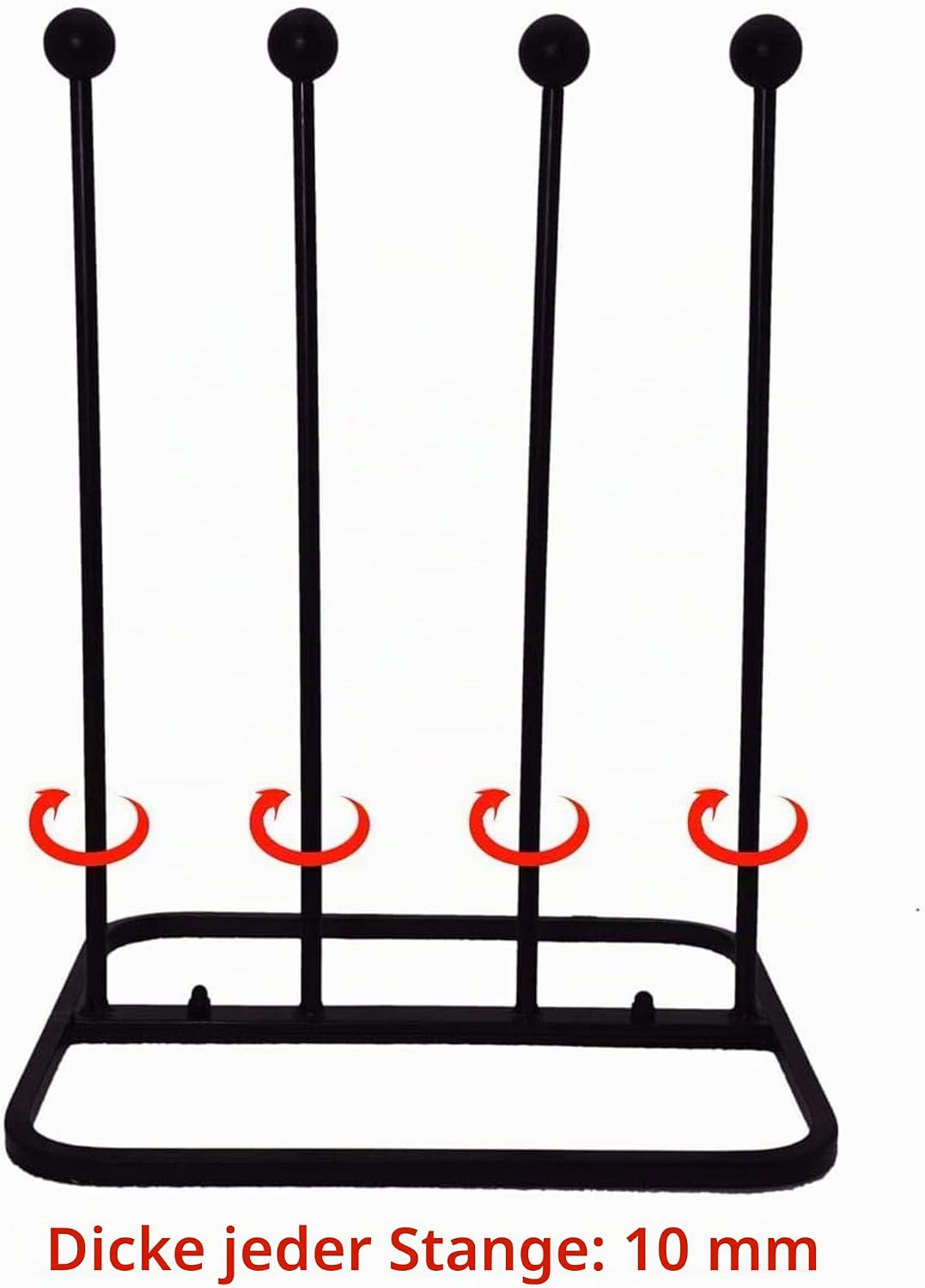 ARSUK Welly Schuhabstreifer, Stiefelknecht, Schuhbürsten, Motiv Schuhzubehör &amp; Pflege gusseisen Eise