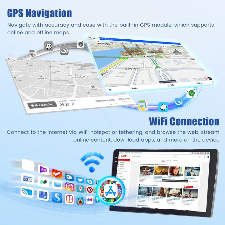 [4G+128G] Inefala Android 15 Autoradio für Hyundai i20 2008-2012 mit Wireless Carplay Android, 9 Zol