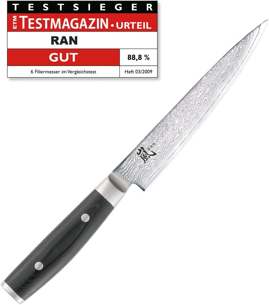 Yaxell RAN Damast Messer Filetiermesser