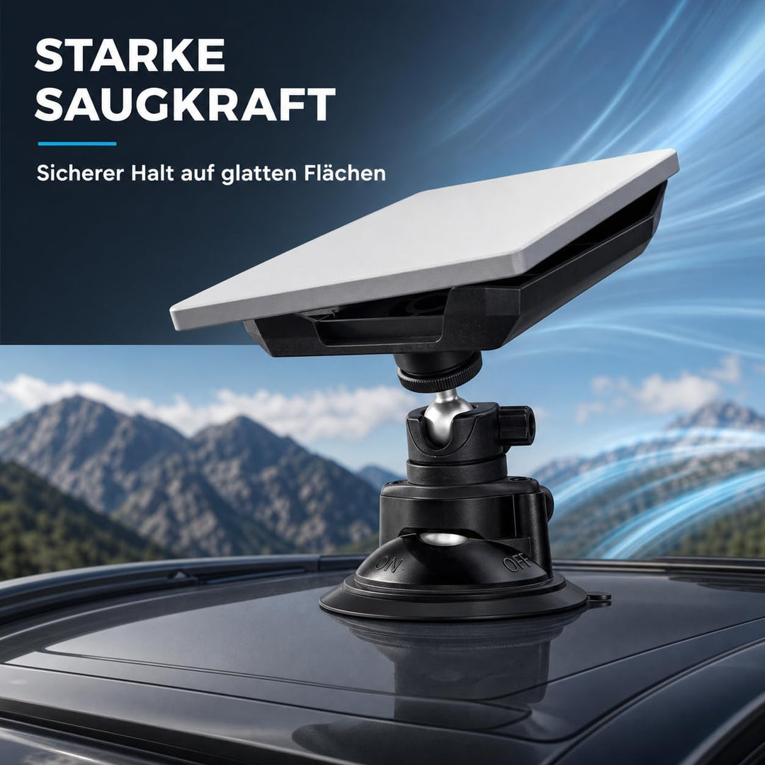 Für Starlink Saugnapfhalterung, 360° drehbar, Saugnapf-Halterung, verstellbare Dach-Saugnapfhalterun