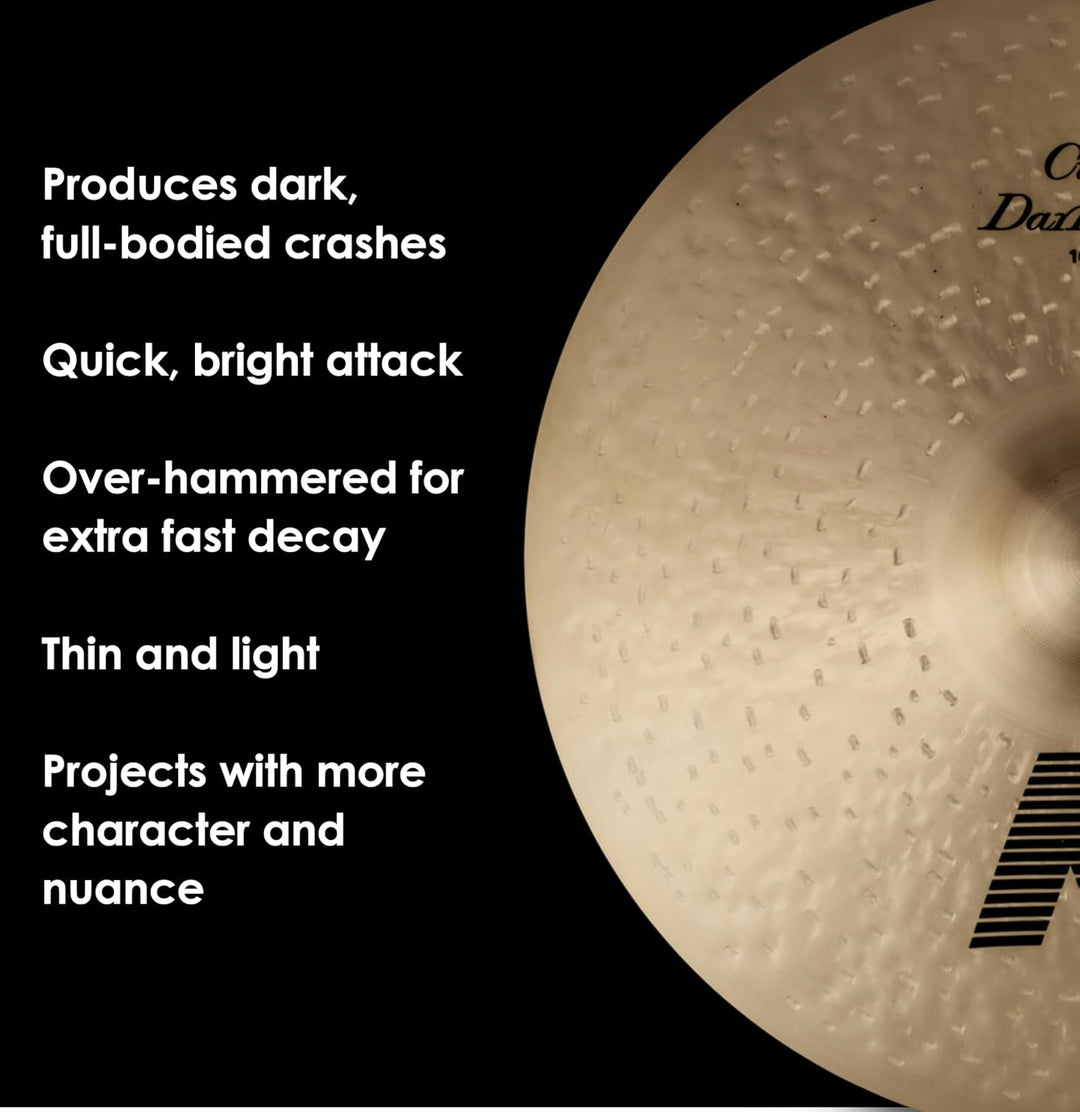 Zildjian K Custom Series - 17" Dark Crash Cymbal 17 Zoll, 17 Zoll