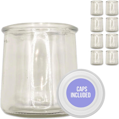 XILMARK Joghurtgläser mit Deckel 200 ml, Joghurtglas, Dessert-Glas mit Deckel, Joghurtglas mit Decke