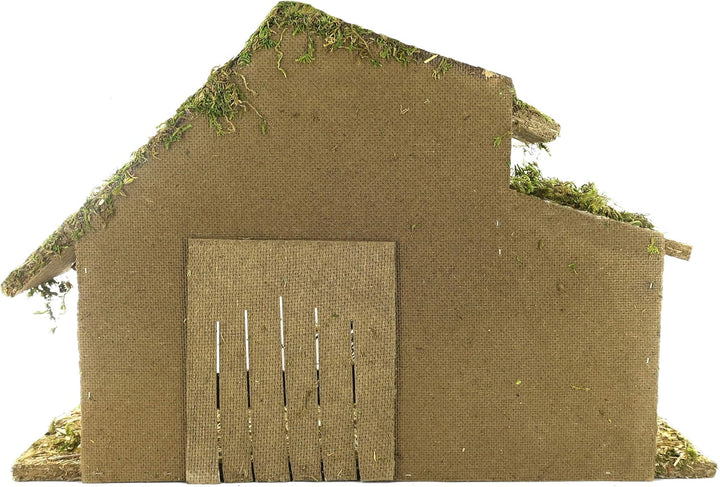 BERTONI Weihnachtskrippe aus Kork/Moos aus Holz, Mehrfarbig, Einheitsgrösse