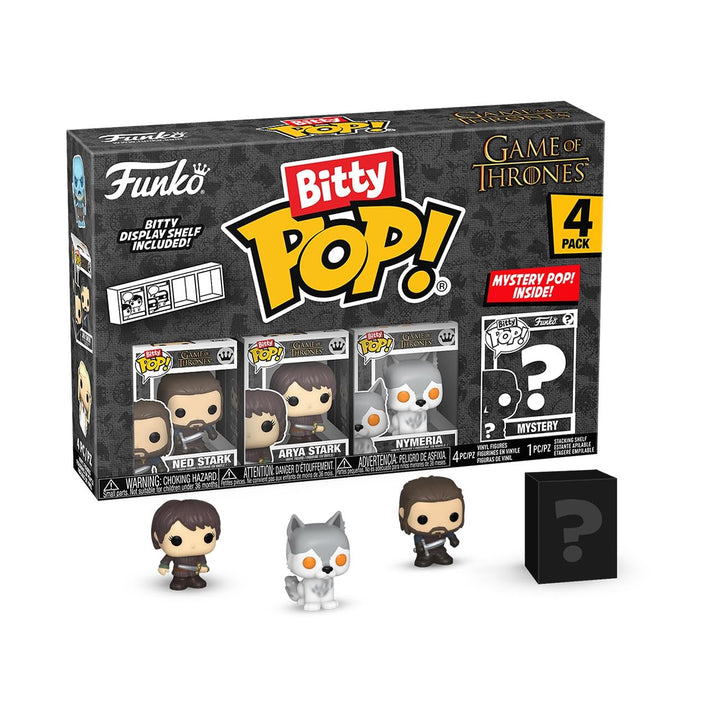 Funko Bitty Pop! GoT - Ned Stark 4pkund eine Überraschungs-Mini-Figur - 0.9 Inch (2.2 cm) - Game of