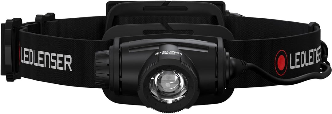 Ledlenser H5R Core Stirnlampe LED, 500 Lumen, aufladbar mit Lithium Akku, wasserdicht IP67, fokussie