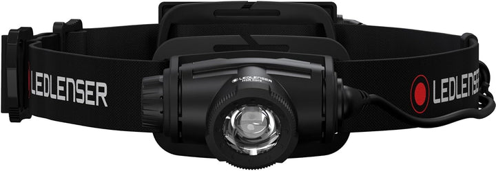 Ledlenser H5R Core Stirnlampe LED, 500 Lumen, aufladbar mit Lithium Akku, wasserdicht IP67, fokussie