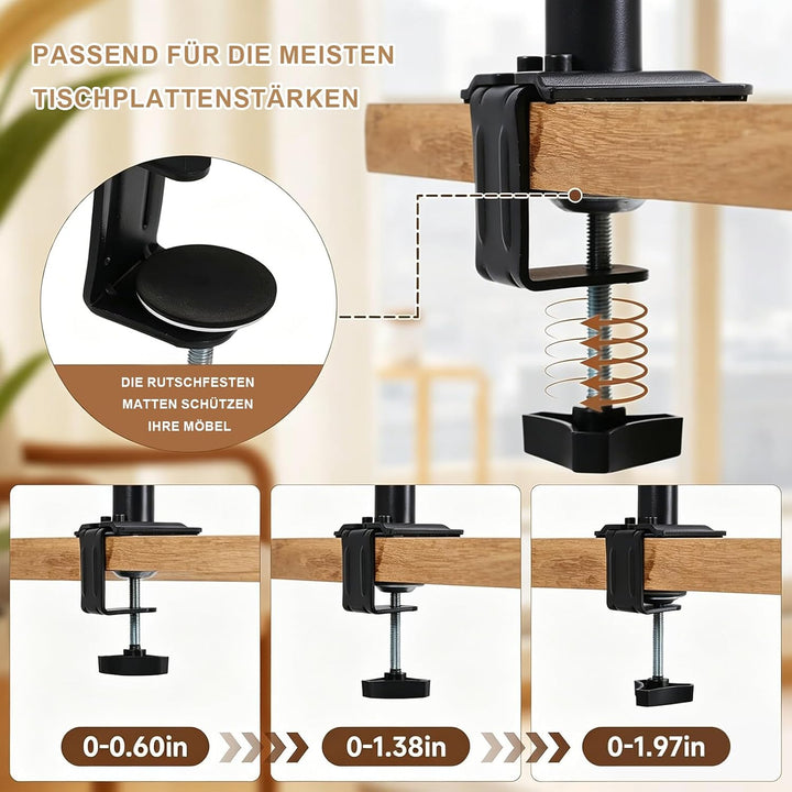 Katzenbett Schreibtisch 360° Drehbar (35 cm) - Höhenverstellbare | Katzenplattform mit 2 Wechsel-Bez