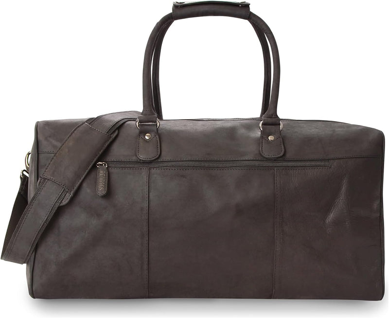 LEABAGS Leder Weekender Damen & Herren I Echtleder Premium Reisetasche I 40 l Sporttasche I Duffle T