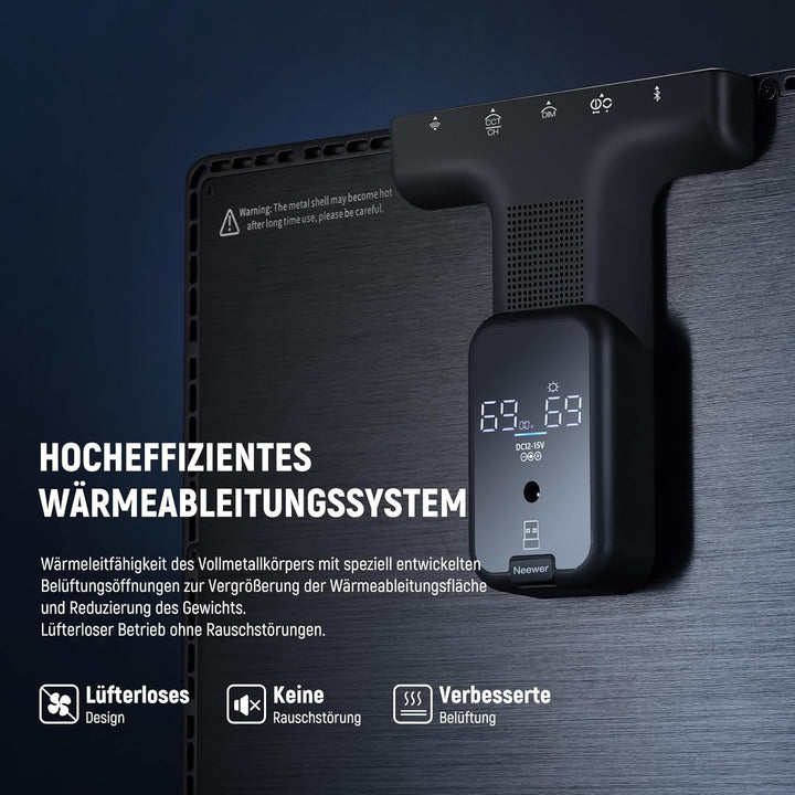 NEEWER GL1 PRO 15,5" Key Light Streaming Licht, Video Licht mit 2,4G, Mac, PC Steuerung und iOS Andr