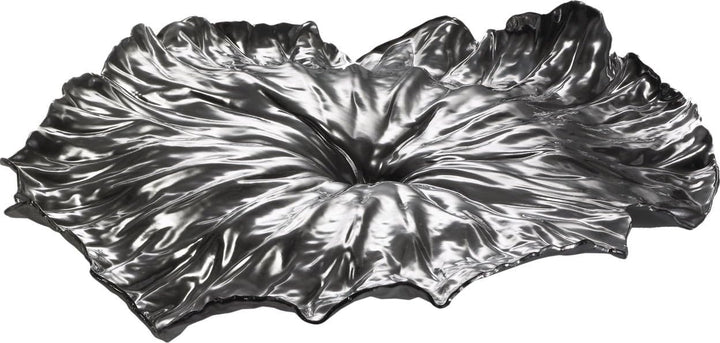 Alessi Tafelaufsatz, Edelstahl, Silber, 3.1 x 48 x 4.8 cm, Silber