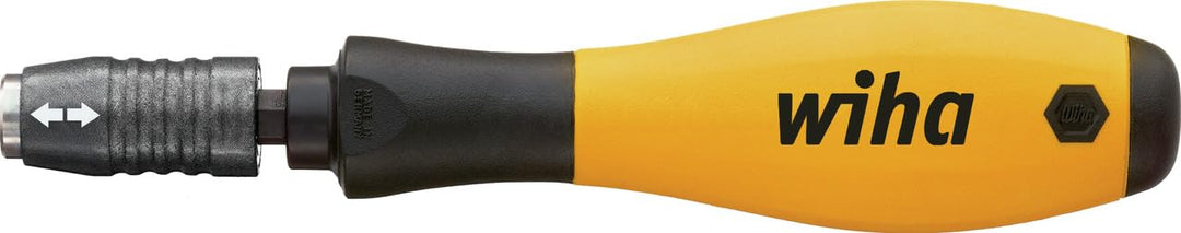 Wiha Schraubendreher mit Bithalter SoftFinish® ESD, mechanisch verriegelbar 1/4" (32161) 148 mm