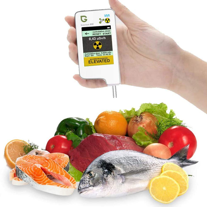6in1 Greentest Eco 5 + Fisch + TDS Geigerzähler Nitrattester Strahlenmessgerät Strahlungsmessgerät