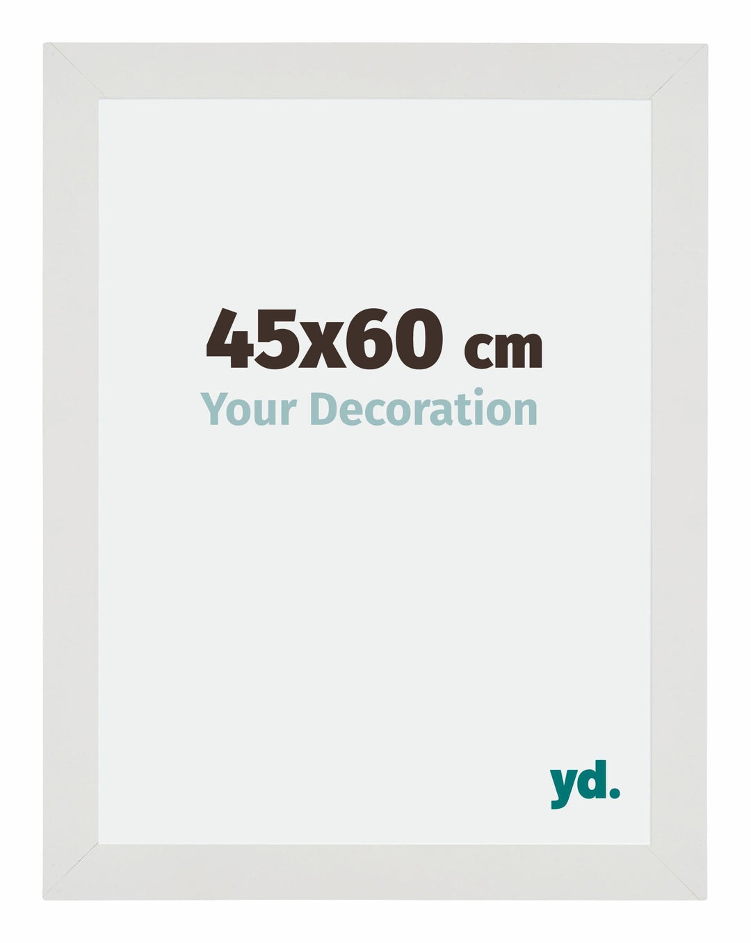 yd. Your Decoration - Bilderrahmen 45x60 cm - Bilderrahmen aus MDF mit Acrylglas - Antireflex - Ausg