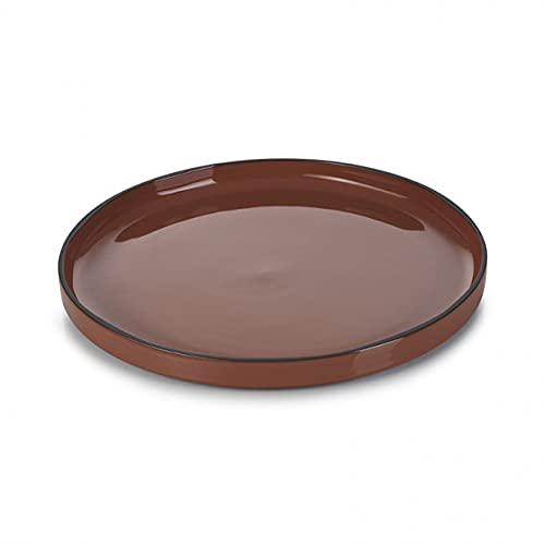 Revol – Teller mit Zimt, Farbe – Zimt, Grössen – H 2,5 x Ø 28 cm