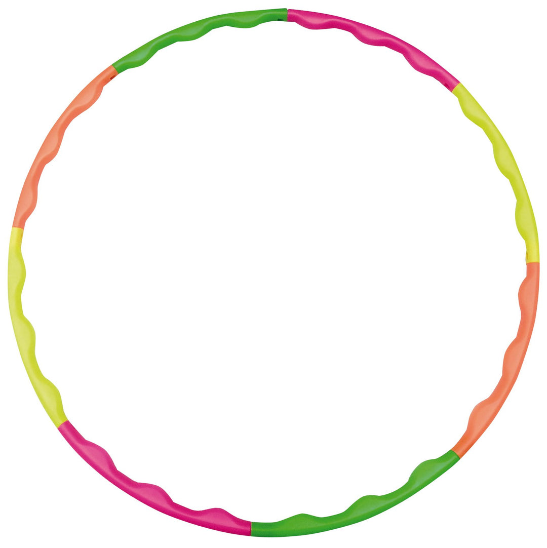 HUDORA Fitness Sports Hoop - Hula Hoop Reifen - Einfach zusammensteckbar &amp; in 2 Grössen verwendbar M