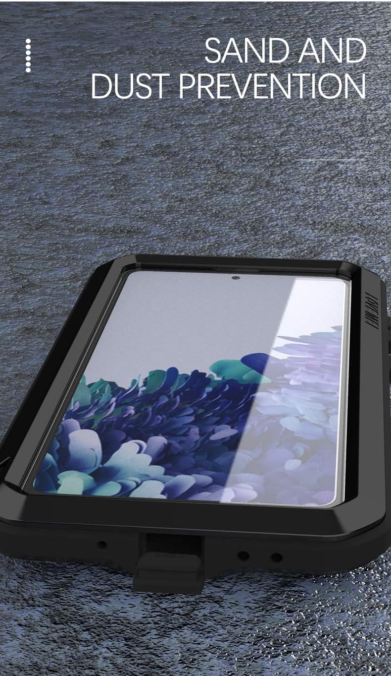 LOVE MEI für Samsung Galaxy S20 FE 5G Hülle, Outdoor-Sportarten Heavy Duty Ganzkörper Schutzhülle An