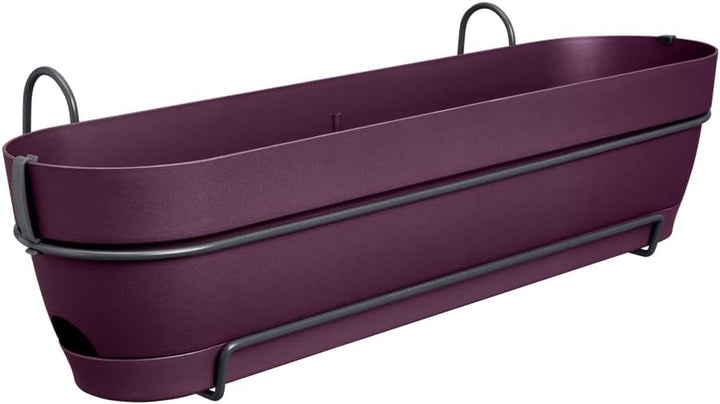 elho Vibia Campana Balkonkasten Allin1 70 mit Wasserreservoir - Übertopf für Balkon - 100% recycelte