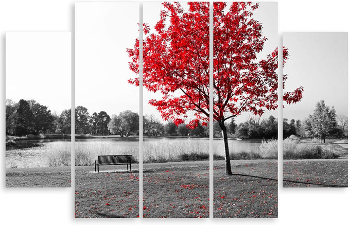 Feeby. Leinwandbild - 5 Teile - Bilder, Wand Bild, Wandbilder, Kunstdruck XXL, 5-Teilig, Typ B, 200x