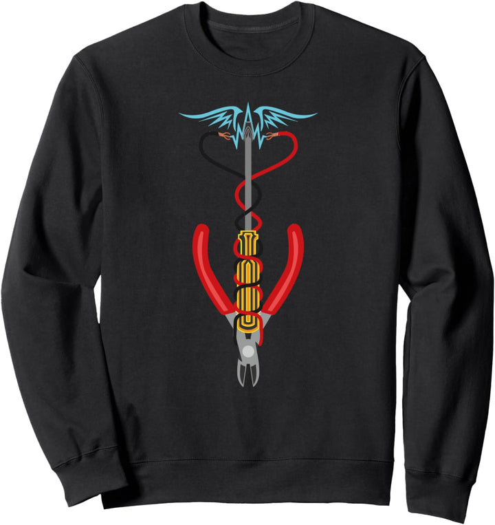 Elektriker Doktor der Elektro werkzeuge lustiges Geschenk Sweatshirt