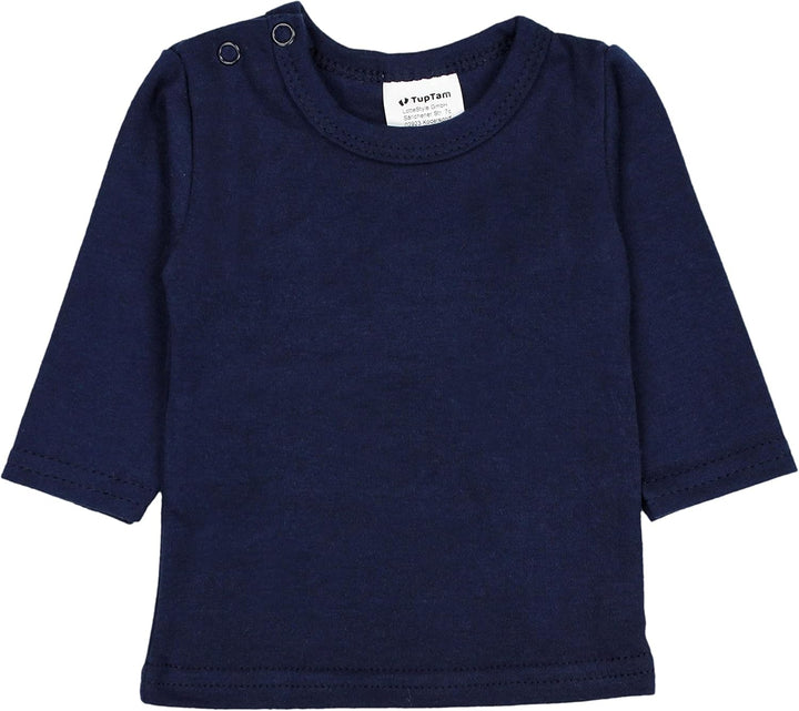 TupTam Baby Jungen Langarmshirt 5er Set 80 Mehrfarbig 6, 80 Mehrfarbig 6