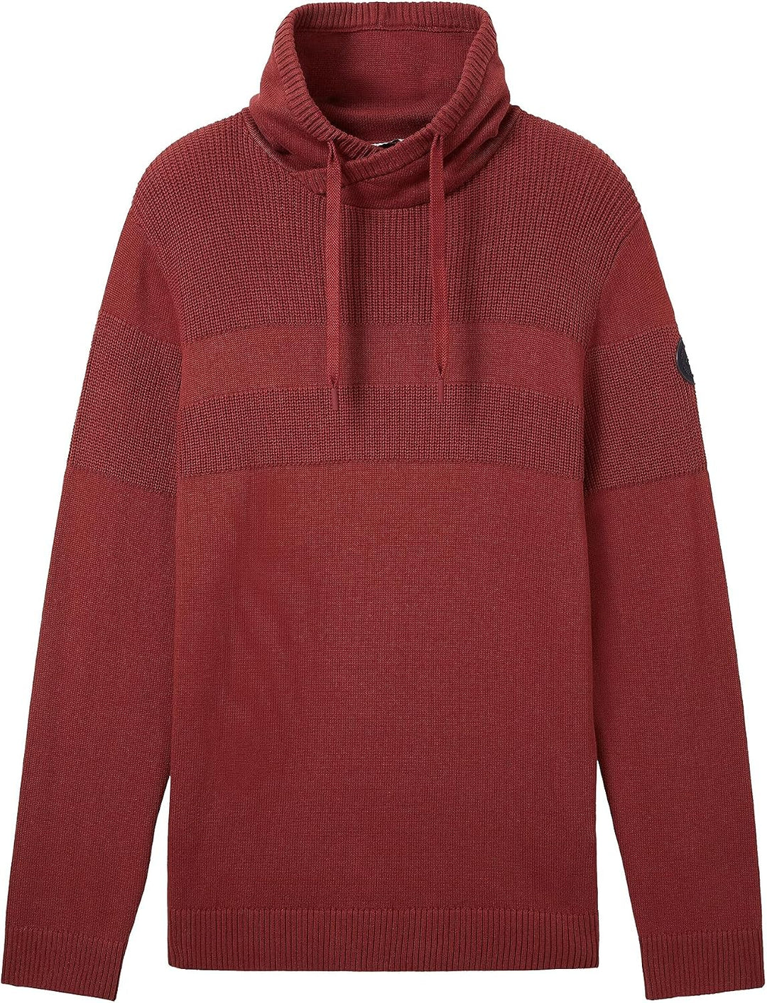 TOM TAILOR Herren 1038247 Strick-Snood aus Baumwolle (1er Pack) L 32220 - Burned Bordeaux Red, L 322