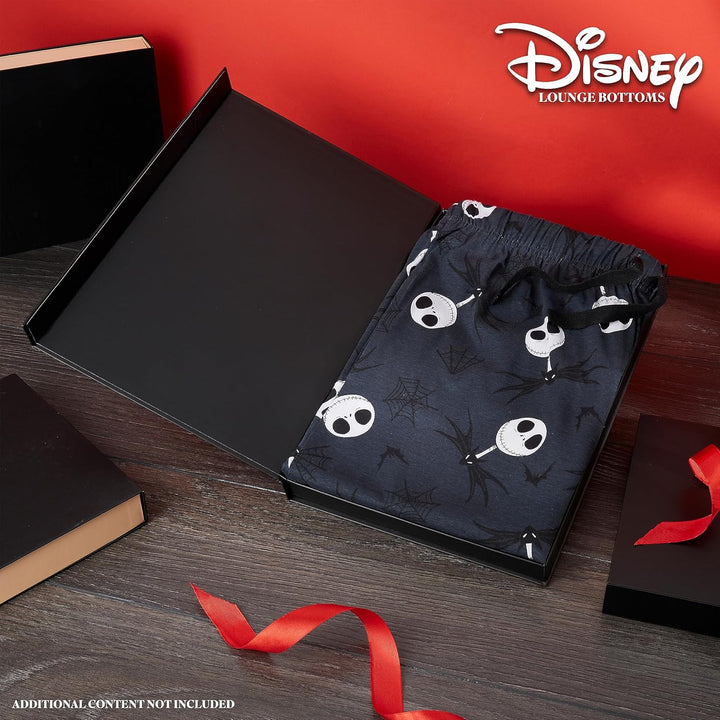 Disney Herren Lang Pyjamahose, Bequeme Loungewear PJs mit Taschen - Geschenke für Ihn, Marine Jack