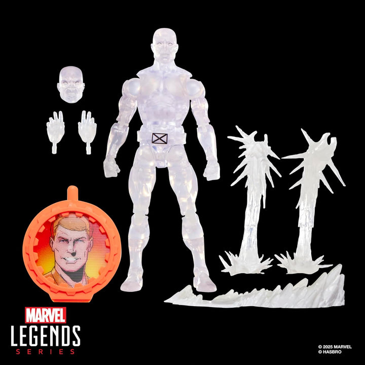 Marvel Legends Series Secret Wars Ice Man, X-Men Retro Marvel Comics Action-Figur zum Sammeln, 15 cm