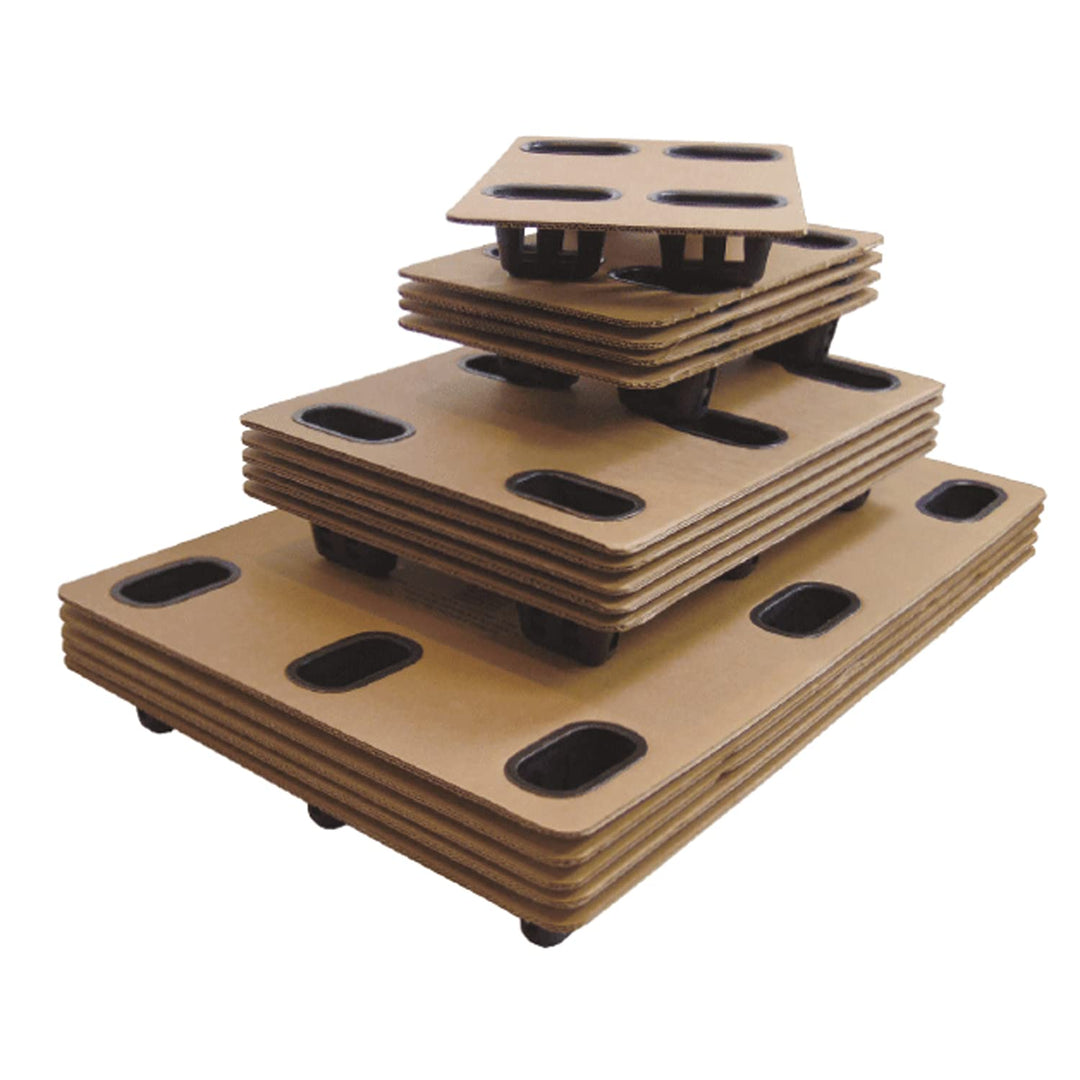 Propac z-bank120 C Paletten stapelbar mit Cones aus Kunststoff, 80 x 120 cm 80 x 120 cm Karton, 80 x