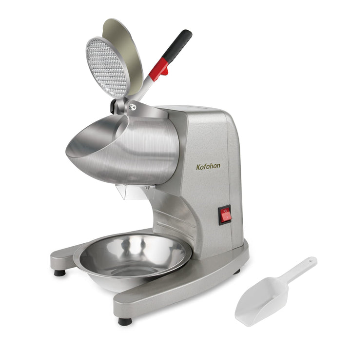 KOFOHON ICE CRUSHER Eisrasierer, elektrischer Eisbrecher. Medium Silver, Medium Silver