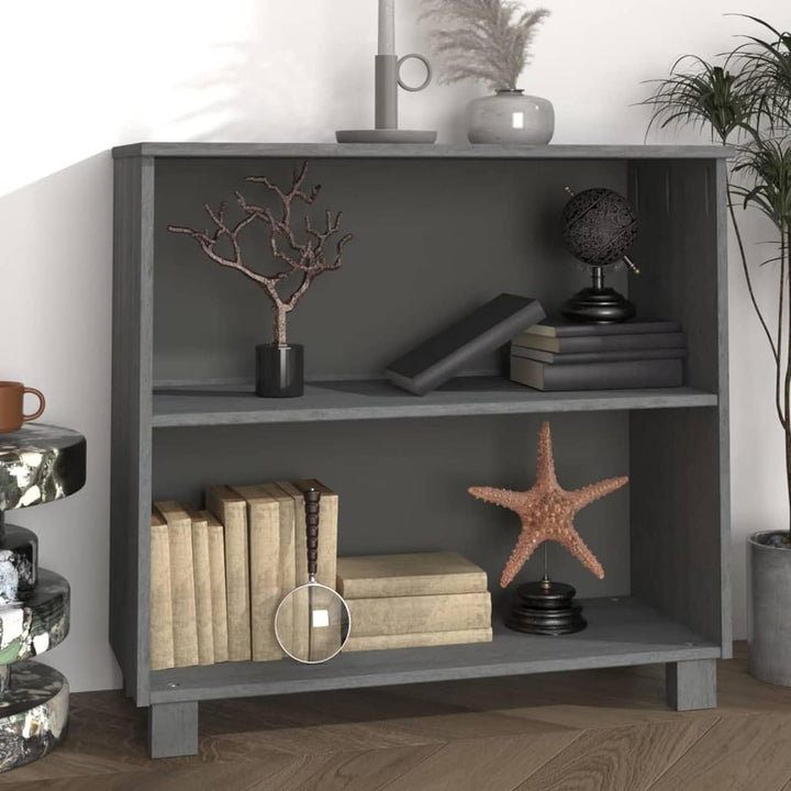 Gecheer Sideboard Kommode mit 2 Ablagen Beistellschrank Flurschrank Bücherschrank Mehrzweckschrank M