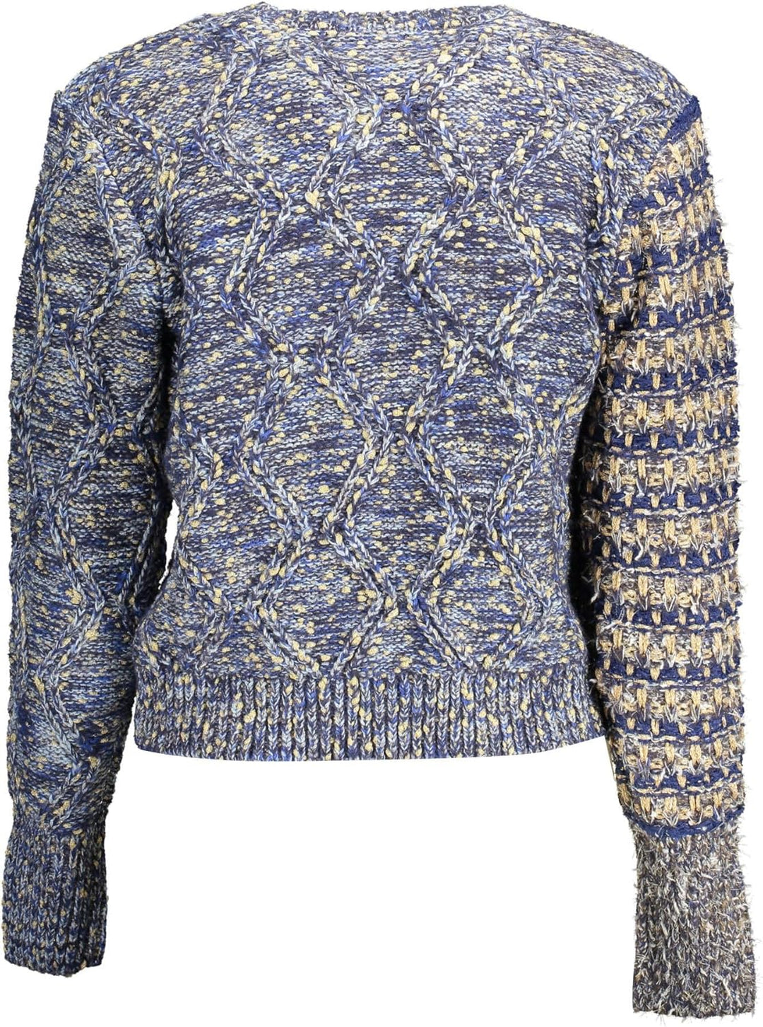 Desigual Damen Pullover Sweater L Blau, L Blau