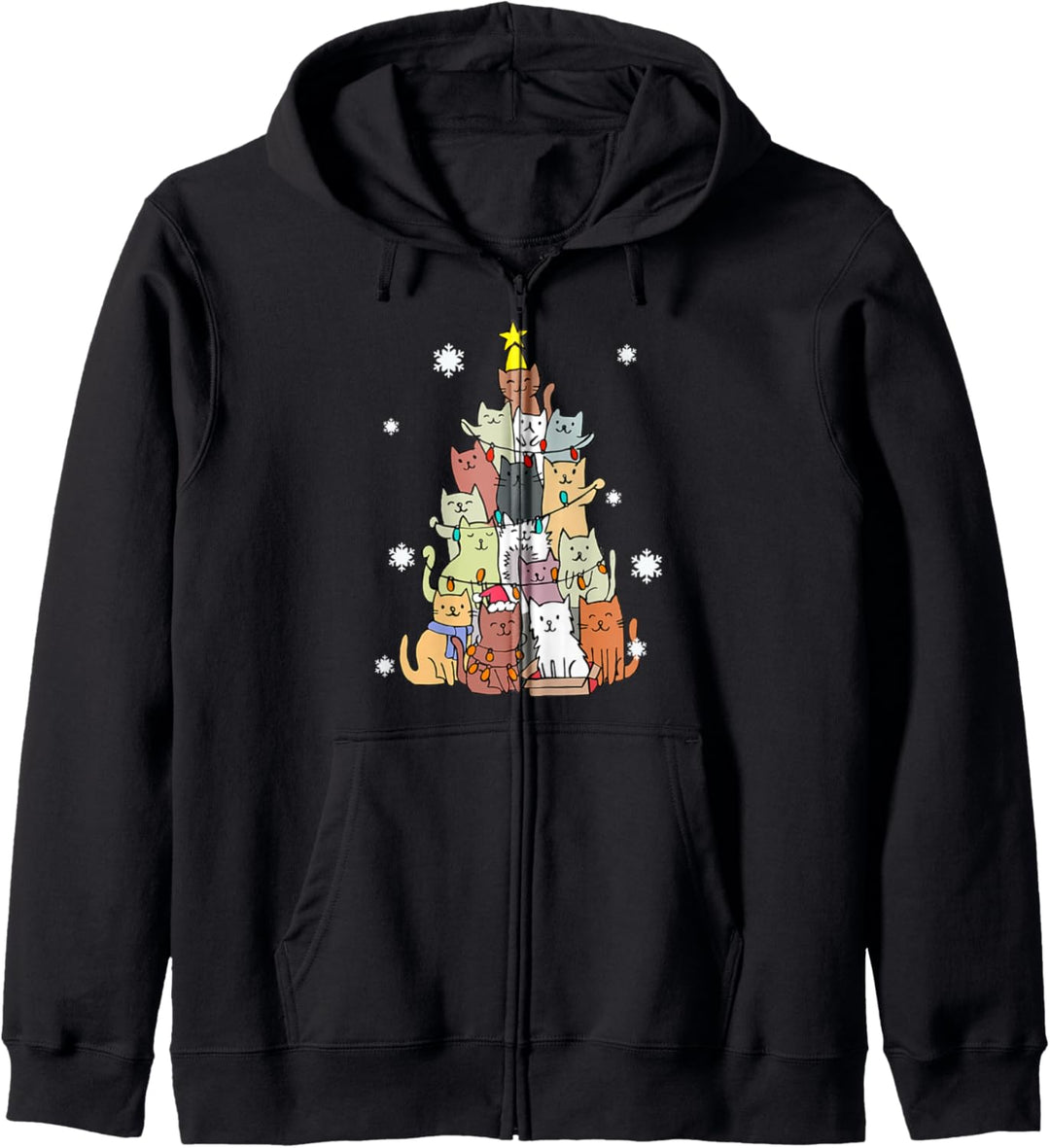 Ugly Christmas Sweater Cat Tree - Weihnachtskatzen Geschenk Kapuzenjacke